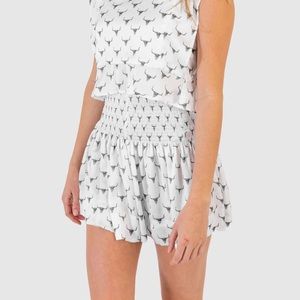 Koch Erica skirt Longhorn skull print